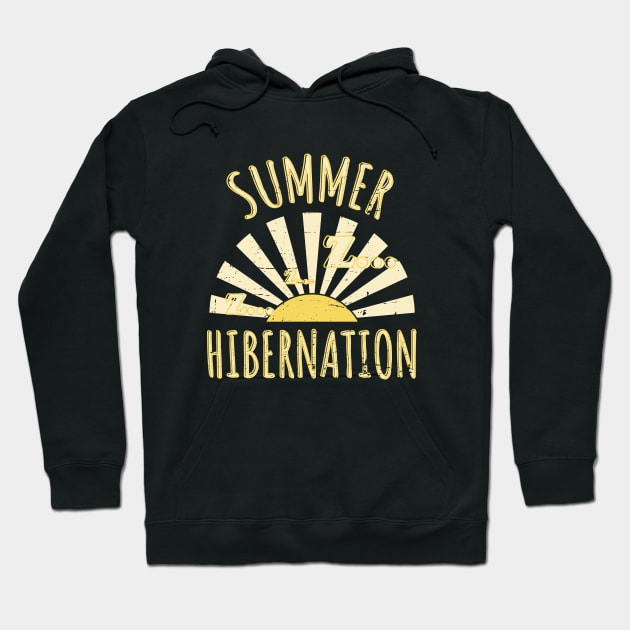 Summer hibernation Hoodie by Made by Popular Demand